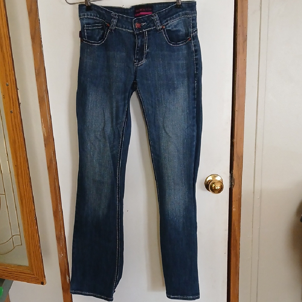 Women's Straight Leg Blue Jeans